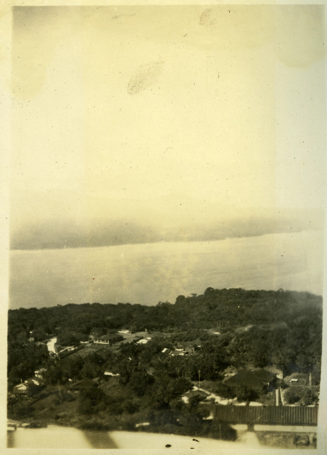 Elevated View of a Coastal Philippine Settlement, Manila Album