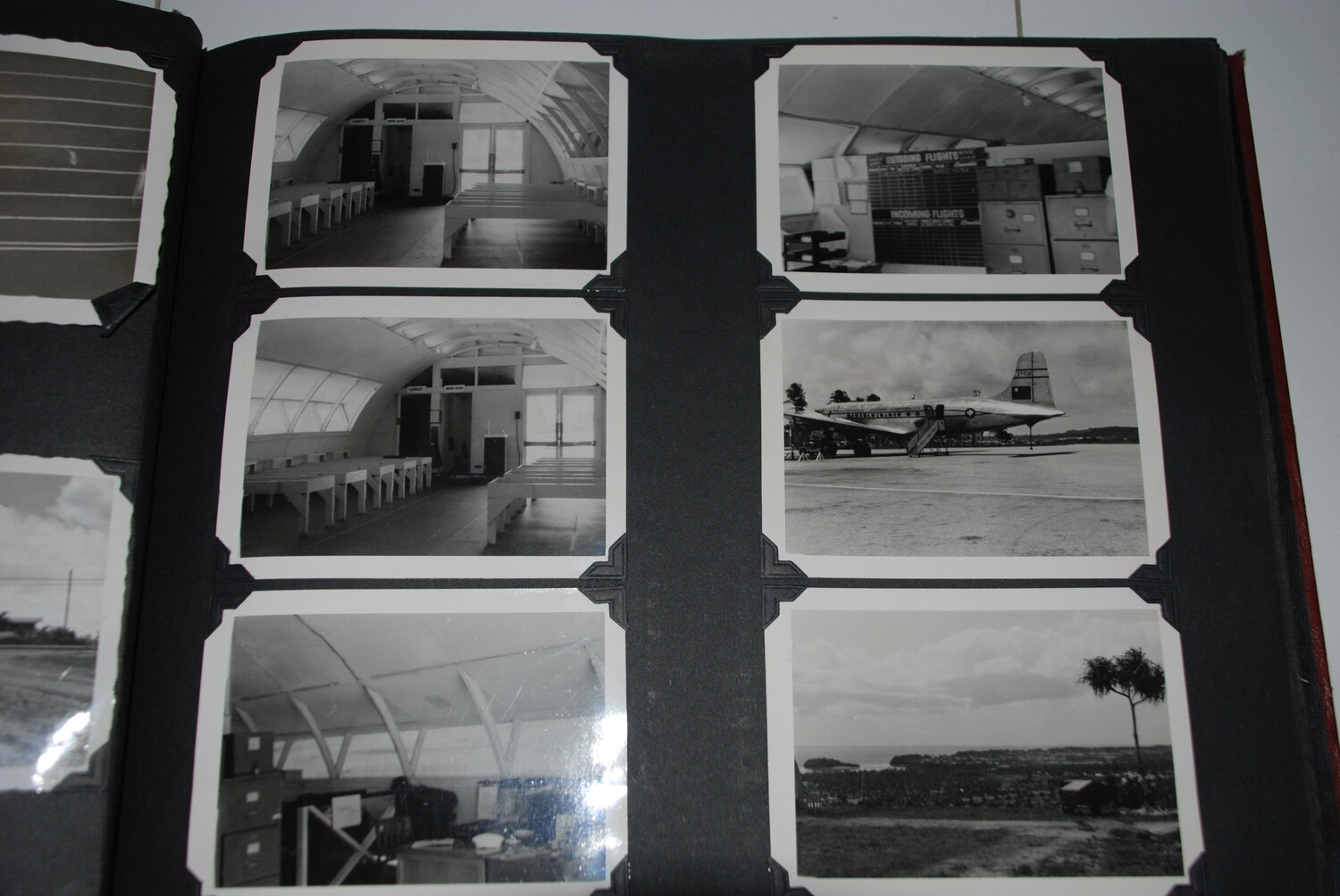 Photo Album Page — Naval Air Transport Squadron VR-6, Agana, Guam