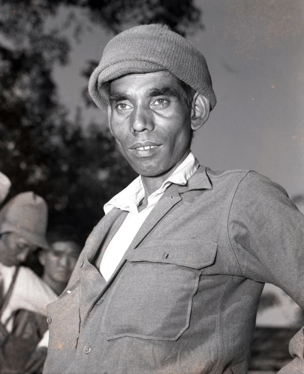 Portrait of an Indian Laborer or Support Troop, Burma-India Theater, 1944-1945