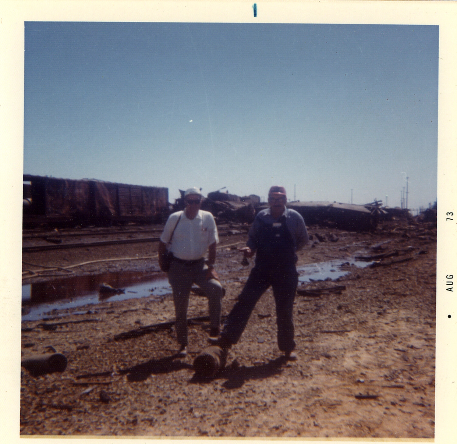 Aftermath of the Roseville, California Rail Yard Munitions Explosion — Ordnance Bound for Vietnam, 1973