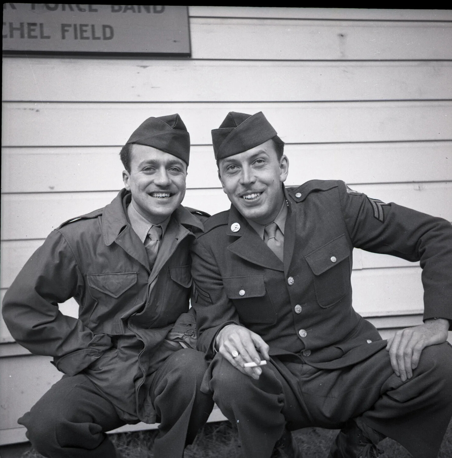 Two Airmen of the [Air] Force Band, Mitchel Field, Long Island, New York