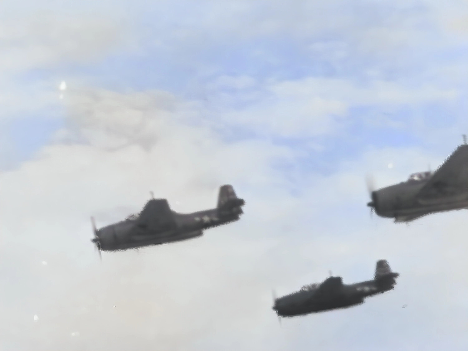 Formation of TBF/TBM Avenger Torpedo Bombers -- Francis R. Ferry Yamato Film Collection
