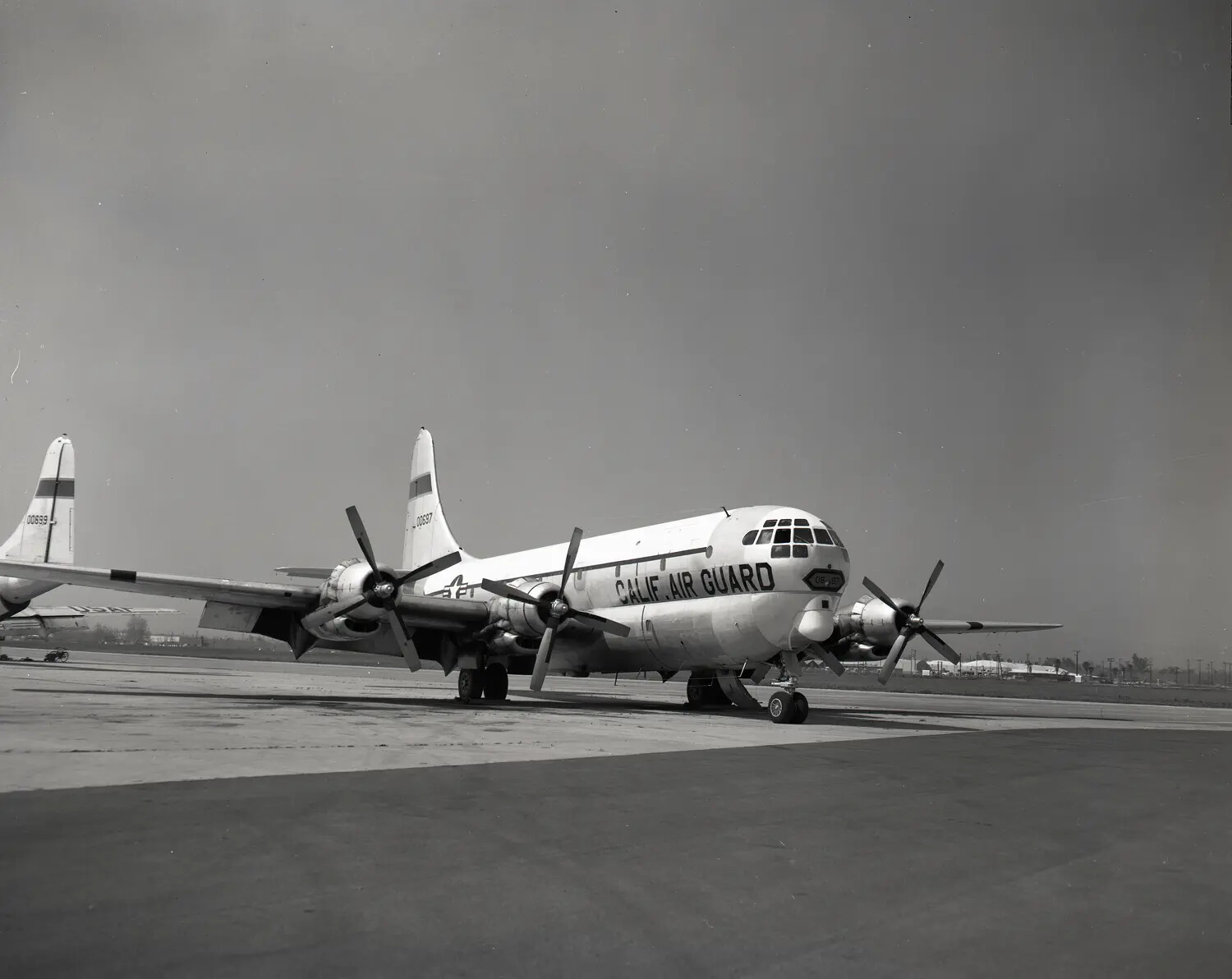 California Air National Guard Boeing KC-97 Stratofreighter on the Ramp