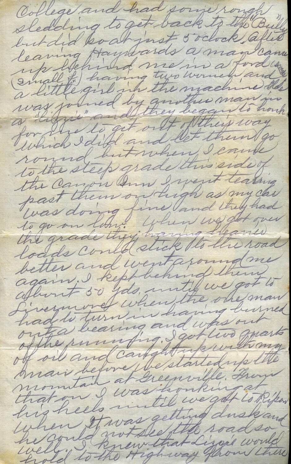 Handwritten Letter from J. A. Wagener to Pvt. Willis W. Wagener, September 7, 1919 (Page B)