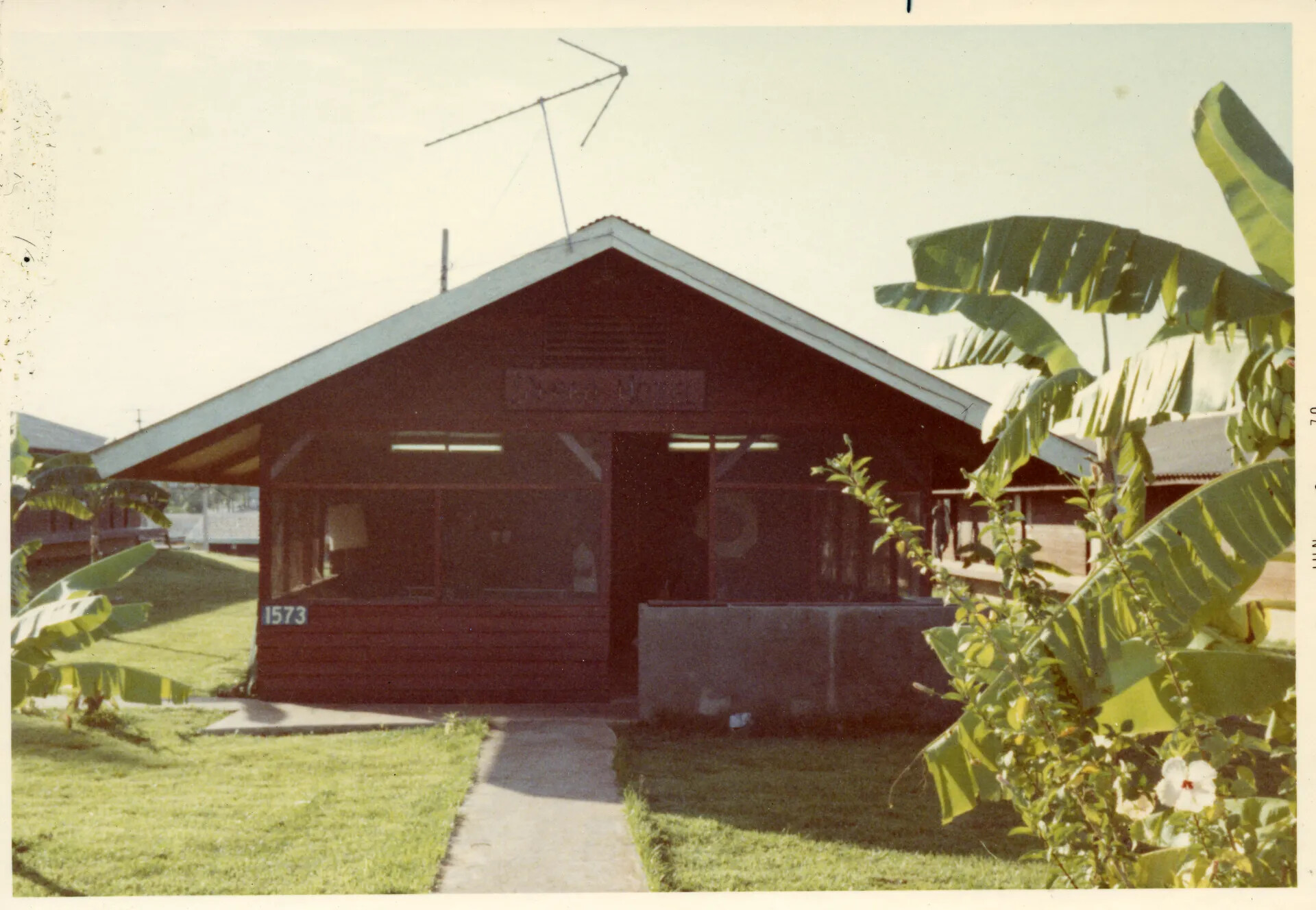 Building 1573 with TV Antenna, NKP, Thailand