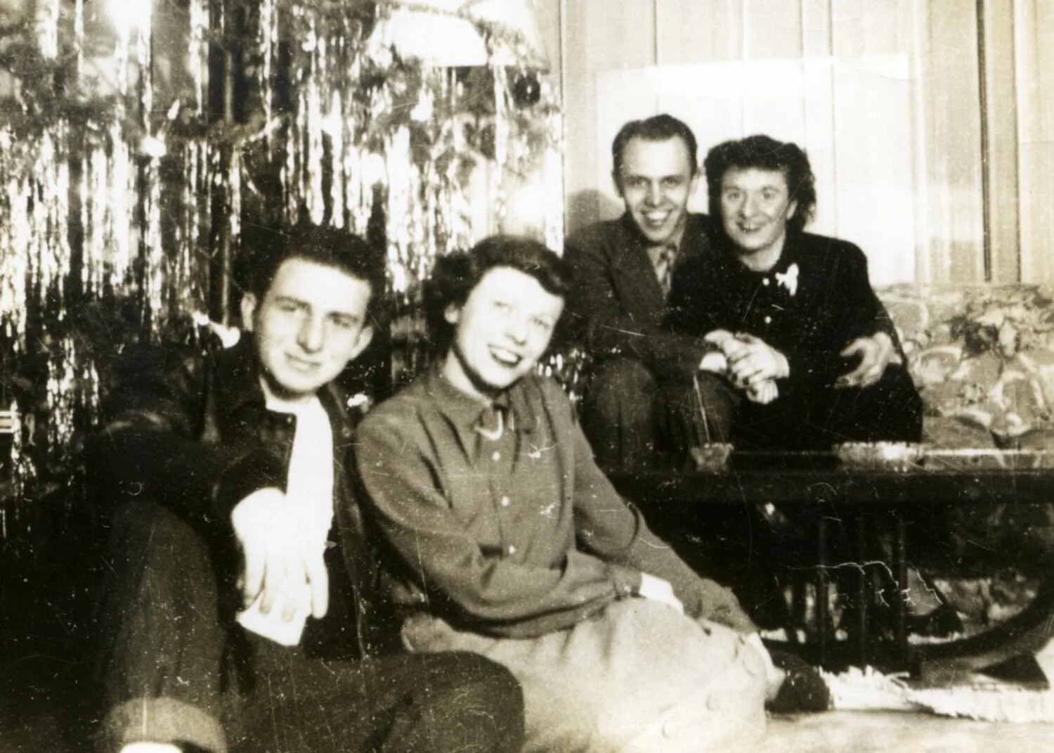 Informal Group Portrait at a Holiday Gathering, Late 1940s/Early 1950s