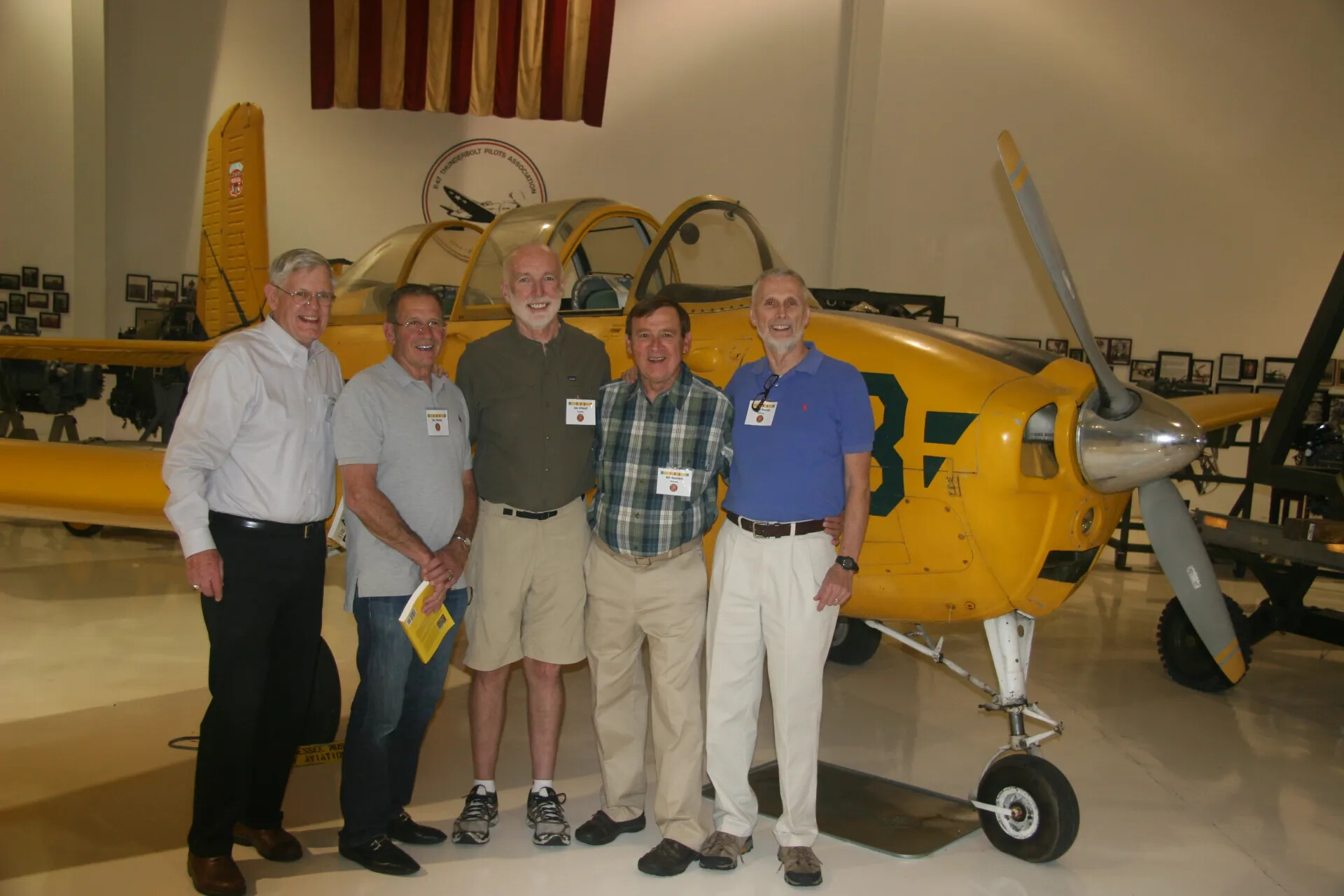 Operation Tailwind Veterans Reunion Group Photo at Aviation Museum, April 30, 2016
