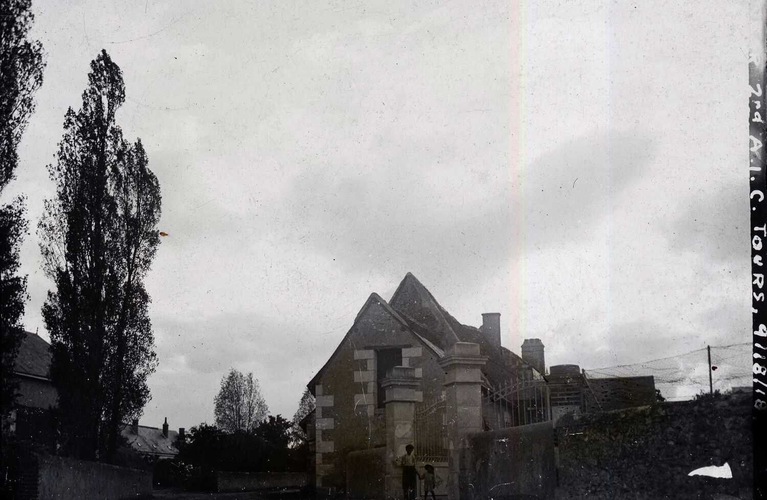Building at the 2nd Aviation Instruction Center, Tours, France, September 18, 1918