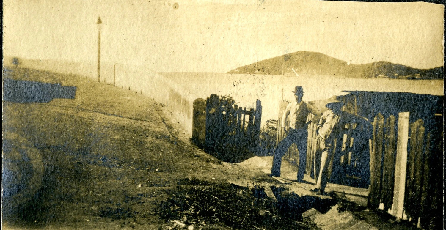 "On the Road to Blue Beard's," St. Thomas, Early 1900s (Enlarged Detail)