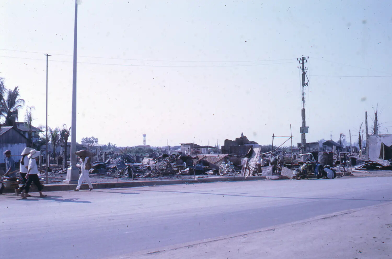 Aftermath of Urban Destruction, Tet Offensive, Vietnam, 1968