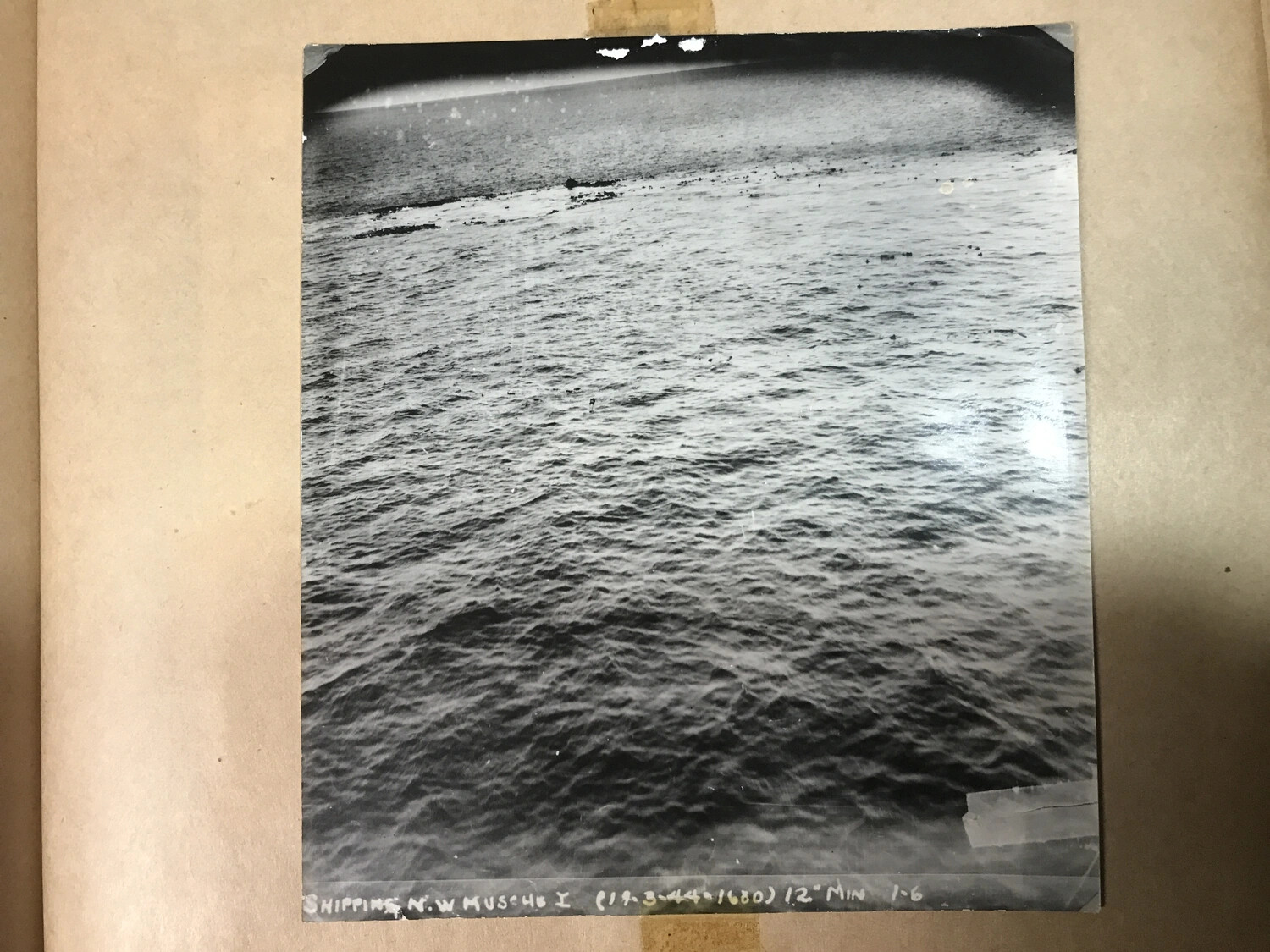 Official Strike Photograph: Open Water Near Muschu Island, New Guinea, 19 March 1944 (Sequence Frame)