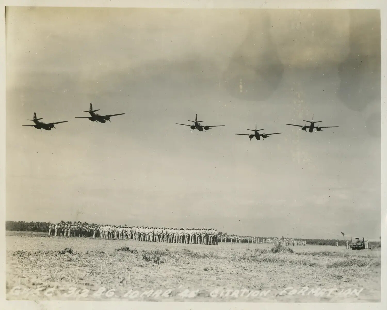 312th Bomb Group Citation Formation Flyover, 10 March 1945