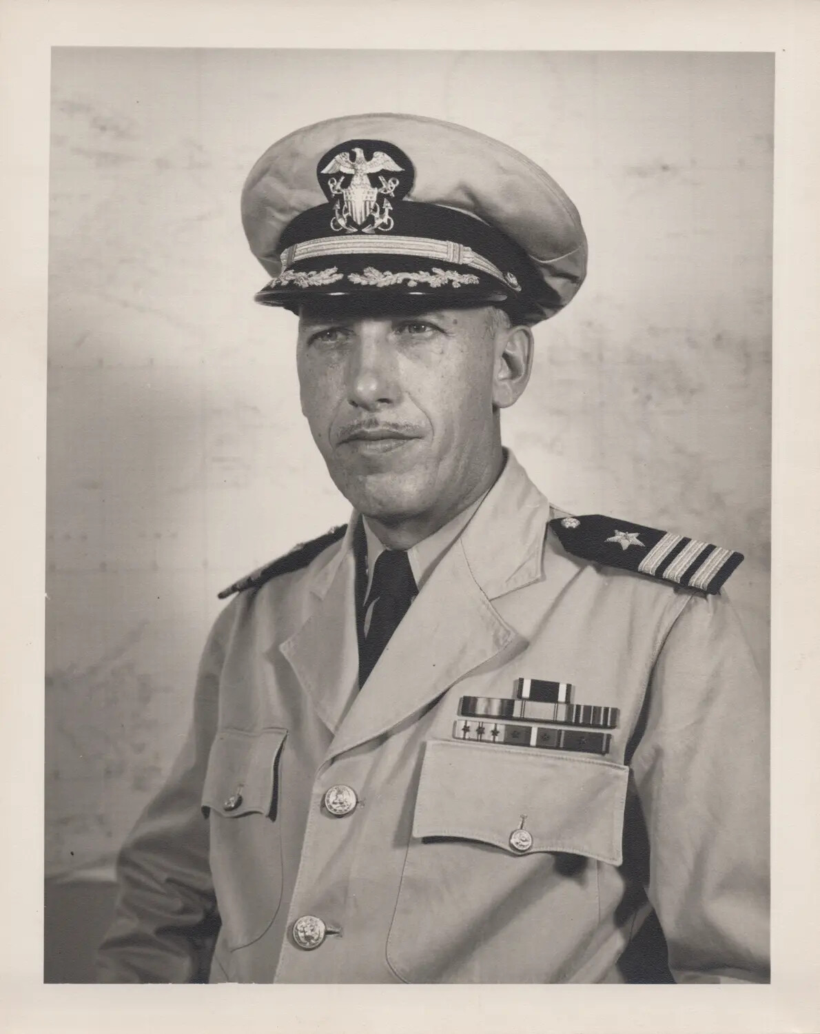 Formal Portrait of a U.S. Navy Captain, WWII Era