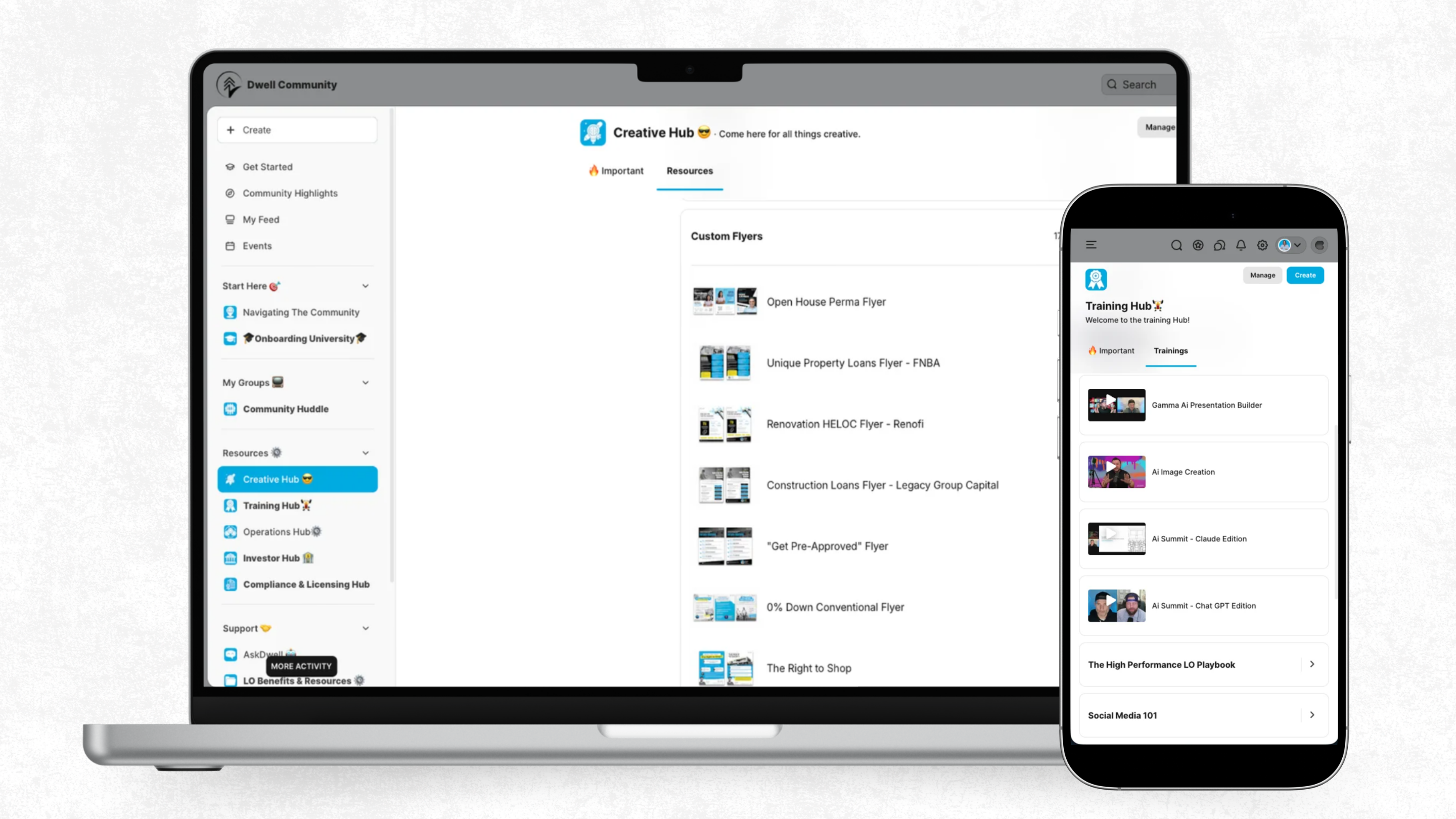 Dwell reporting view inside the Producer Dashboard