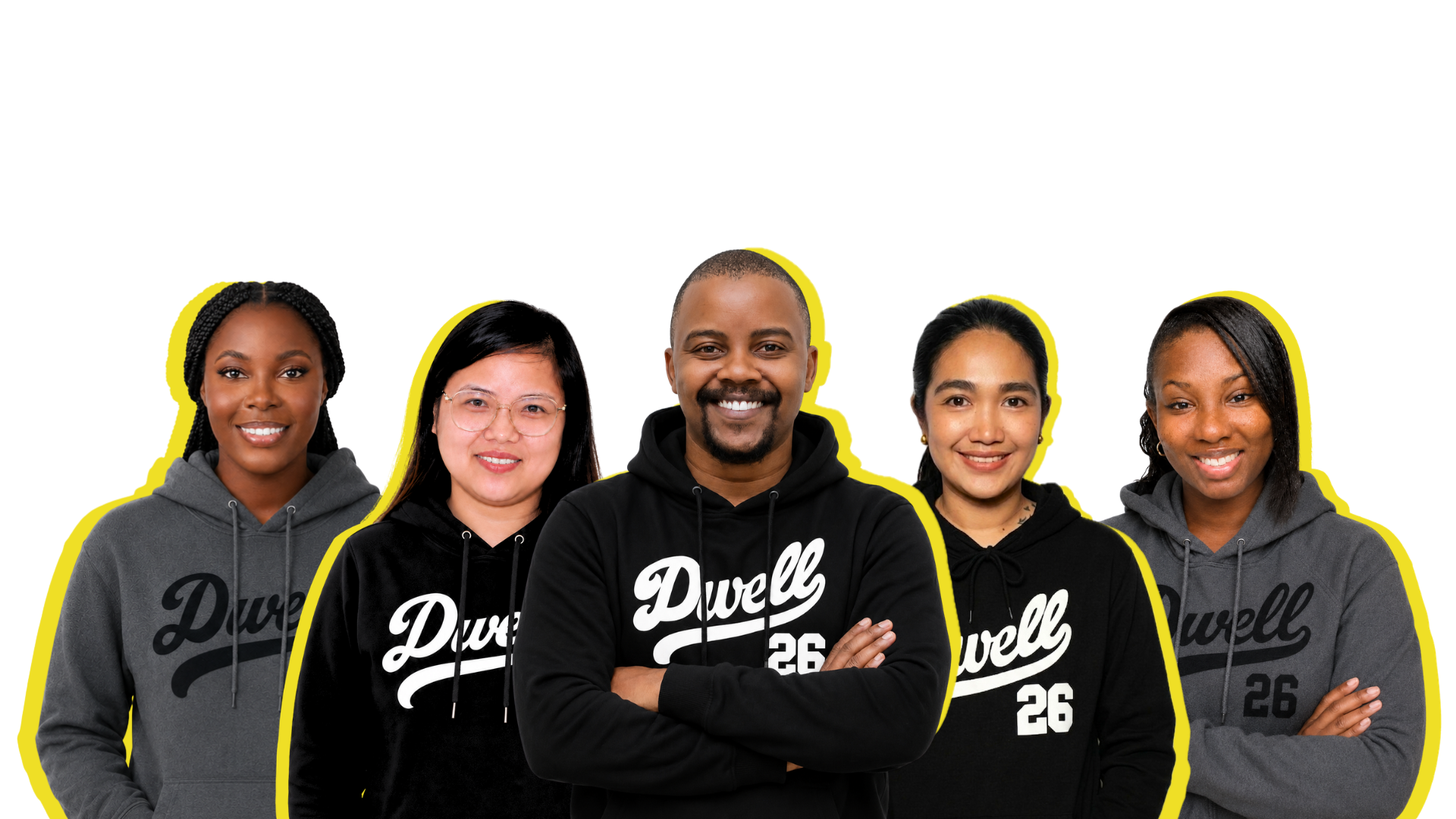 The Dwell bench, your team