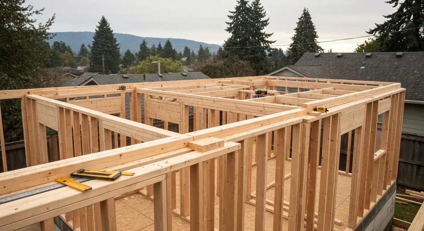 ADU framing structure