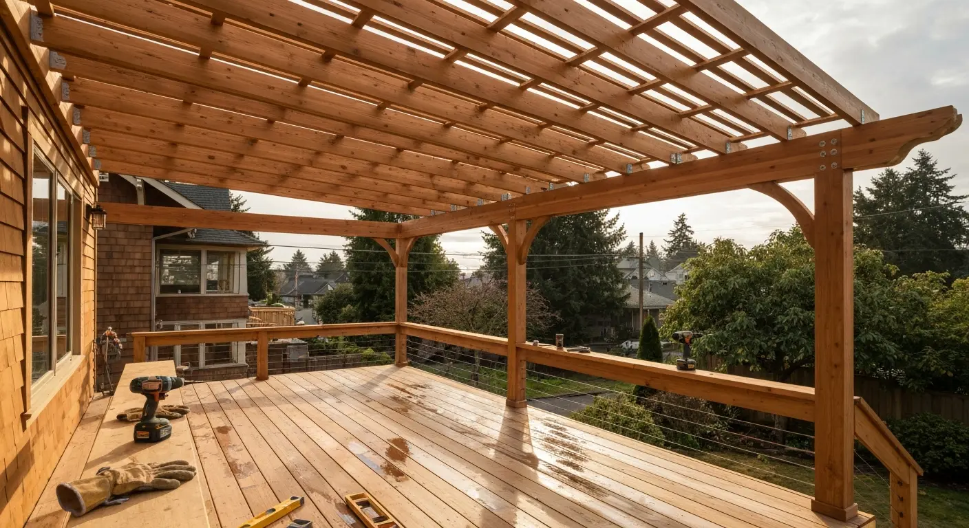 Covered deck project