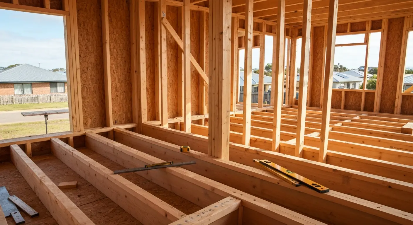 New home framing project