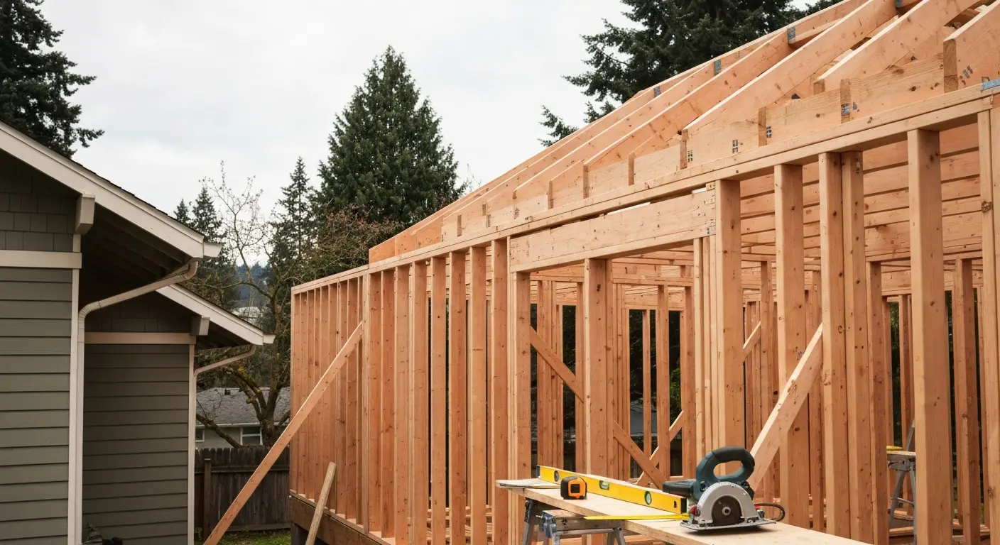 Framing addition project