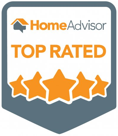 HomeAdvisor Top Rated badge earned by Pretty & Clean Services