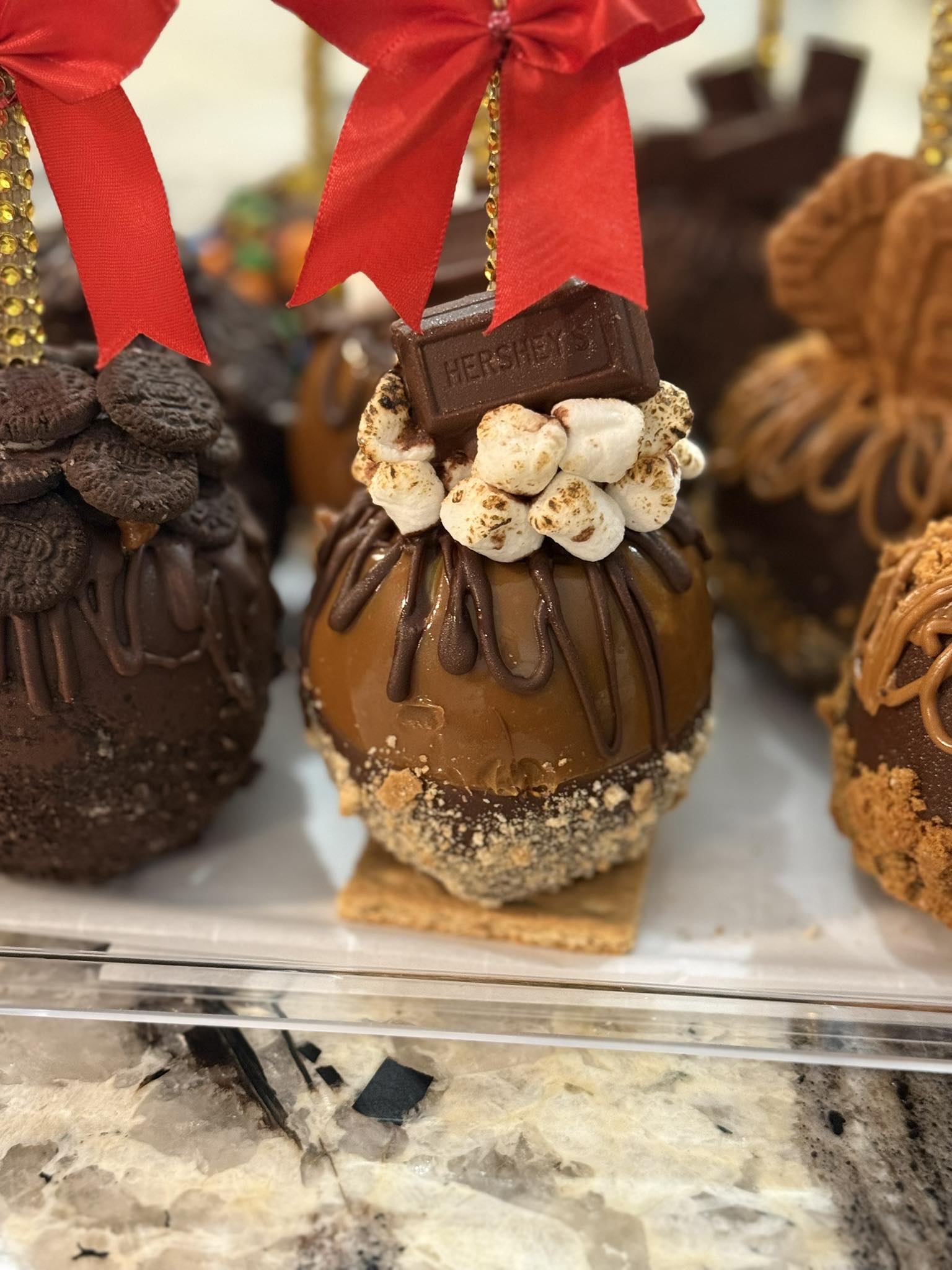 Chocolate-covered Oreos and treats.