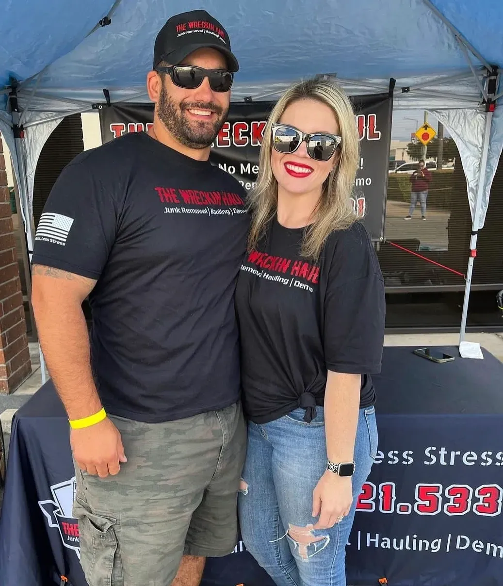 The Wreckin' Haul team — Veteran-owned junk removal North County San Diego