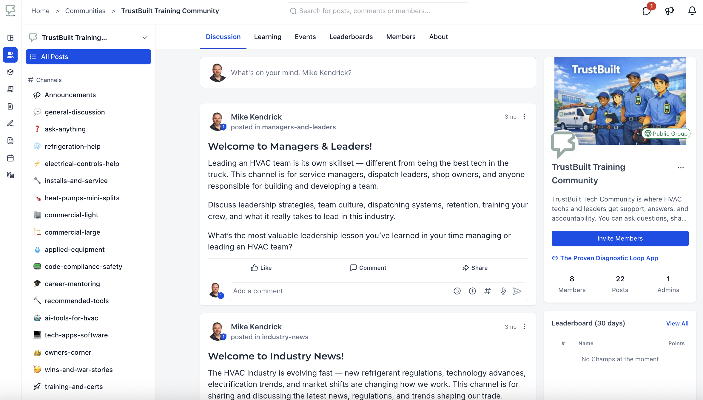 Inside the TrustBuilt Training Community