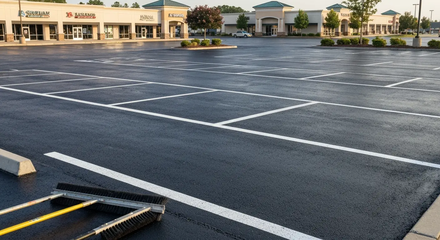 Seal coating asphalt
