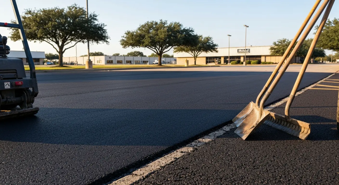 Pothole repair completed