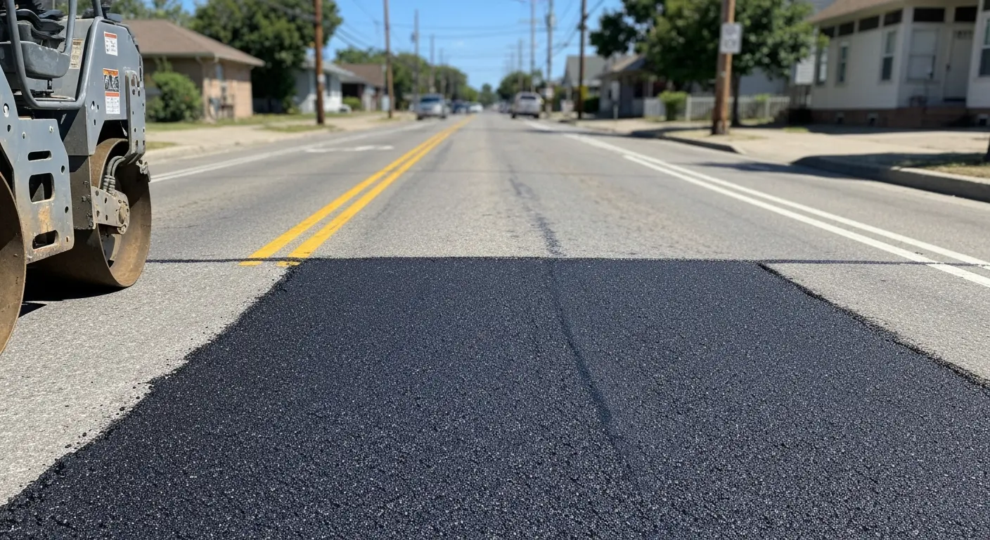 Pothole repair completion