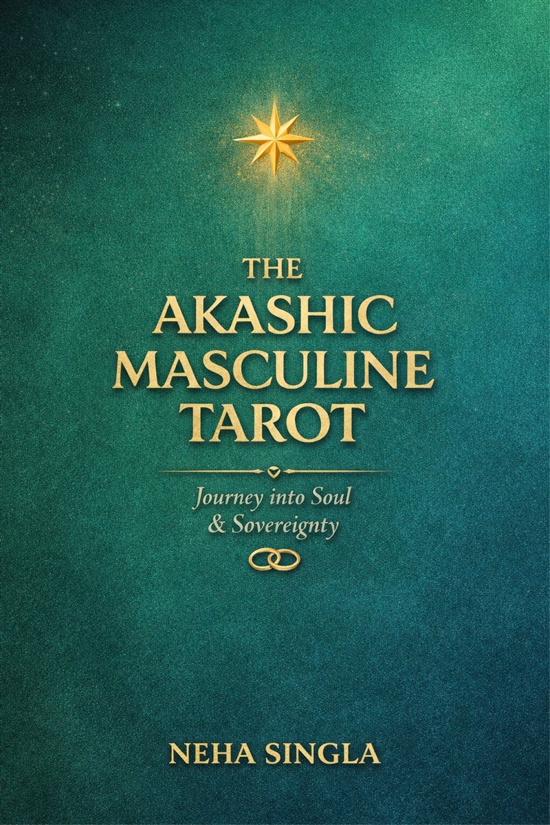 The Akashic Masculine Tarot guidebook cover