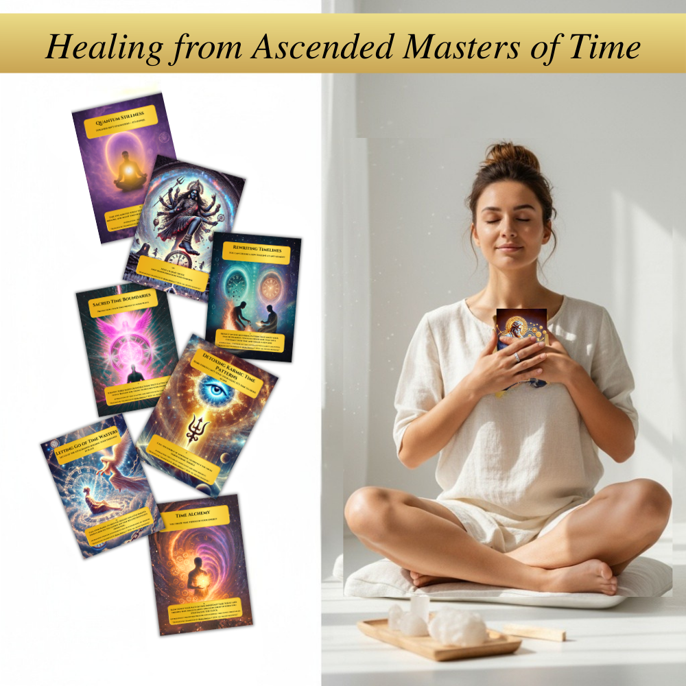 Time Healing Oracle Cards — healing from the ascended Masters of Time