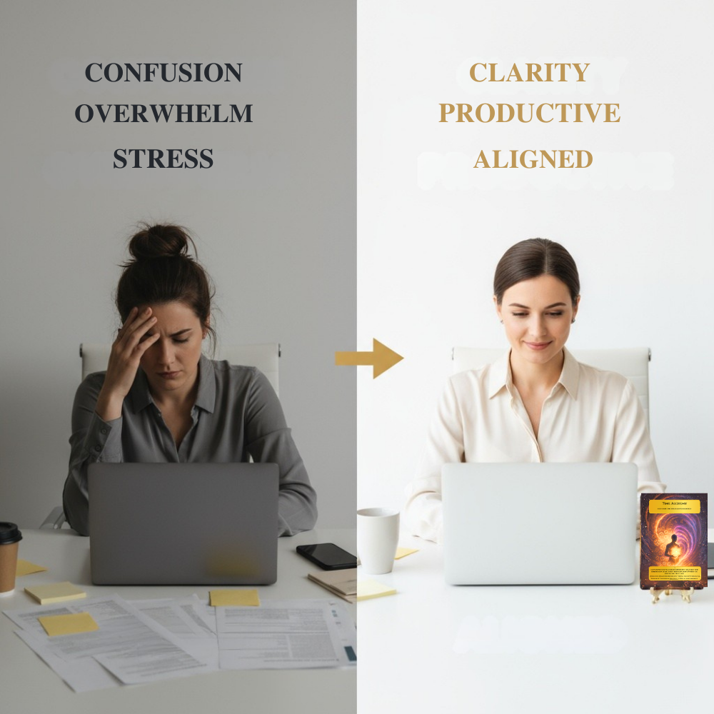 From confusion, overwhelm and stress to clarity, productive and aligned