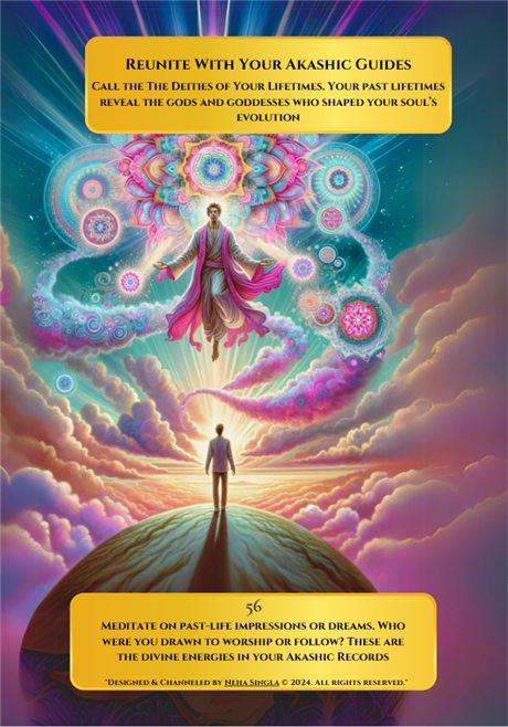 Card 56, Reunite With Your Akashic Guides
