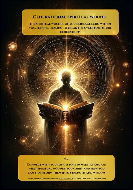 Card 62, Generational Spiritual Wound