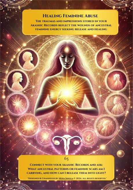 Card 65, Healing Feminine Abuse