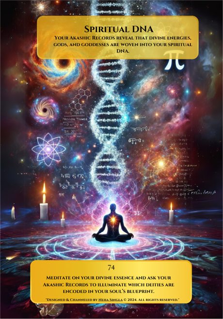 Card 74, Spiritual DNA