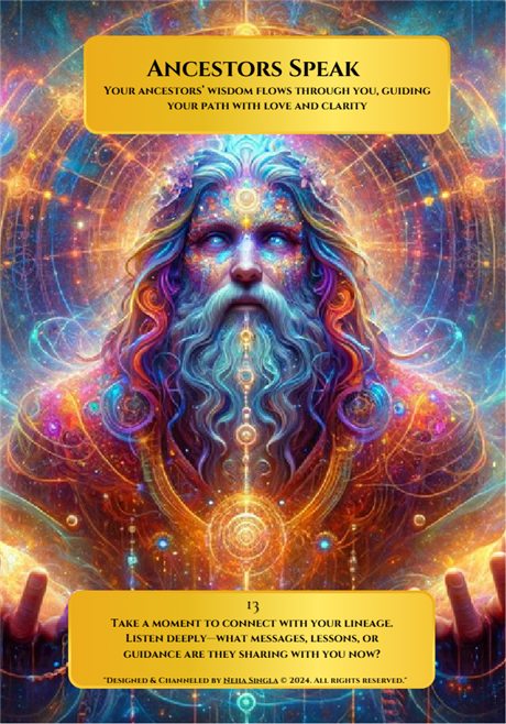 Card 13, Ancestors Speak