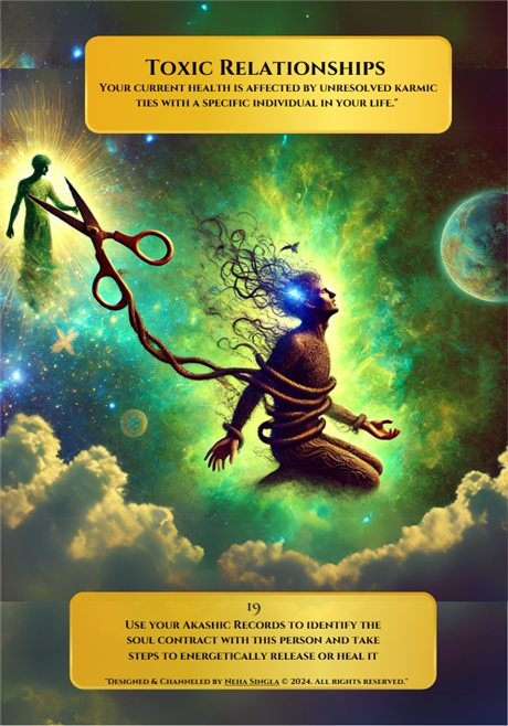 Card 19, Toxic Relationships