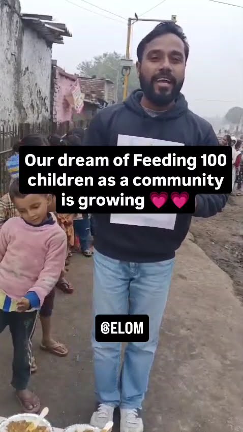 Our community feeding children: the dream of feeding 100 children is growing