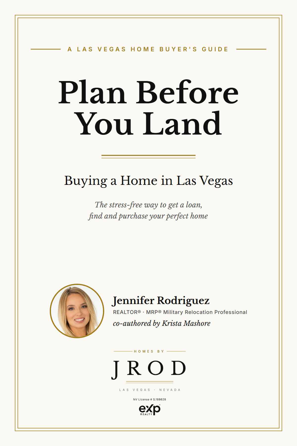 Plan Before You Land: Buying a Home in Las Vegas, book cover