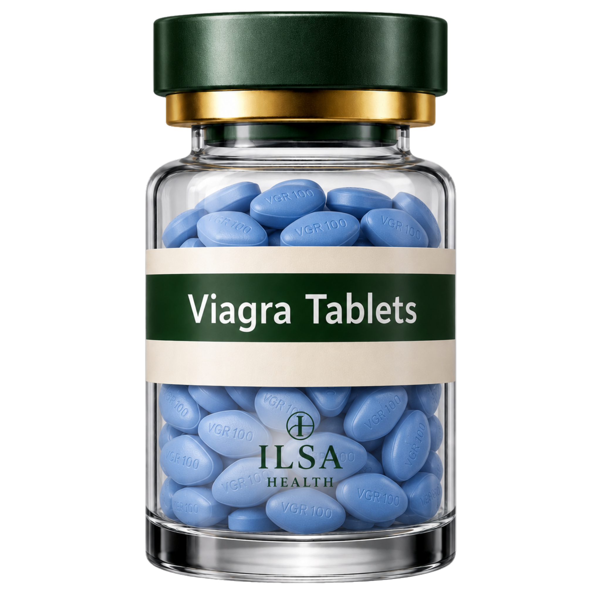 Brand-name Viagra (sildenafil) for erectile dysfunction by ILSA