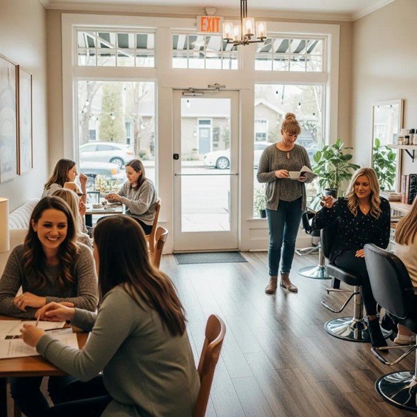 "Examples of high-converting Google Business Profile posts for service-based businesses." "Examples of high-converting Google Business Profile posts for service-based businesses."