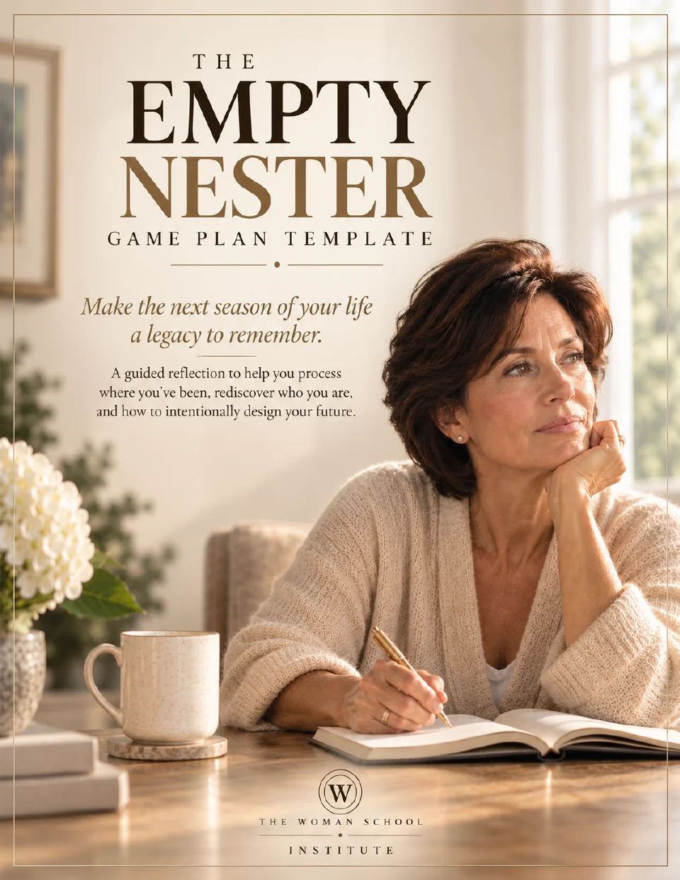 The Empty Nester Game Plan workbook cover by January Donovan