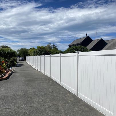 Custom PVC Fence Design and Installation Christchurch