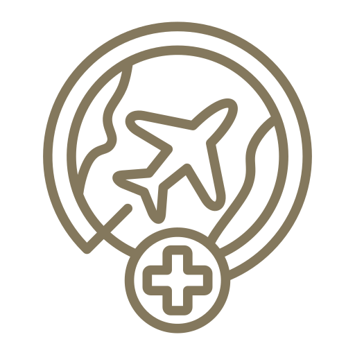 Icon showing medical tourism travel to Cartagena for non-surgical facial procedures at Lumiee Clinic.