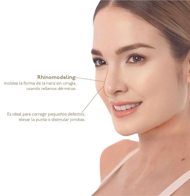 Medical injector performing non-surgical rhinoplasty with dermal fillers at Lumiée Clinic in Cartagena – reshaping nose without surgery.