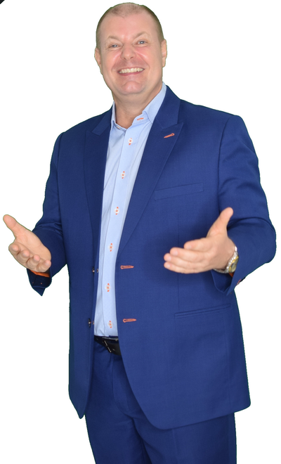 Jacob speaking on stage