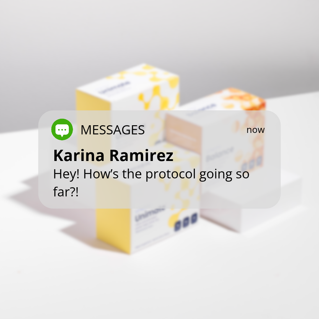 Your health coach, Karina Ramirez