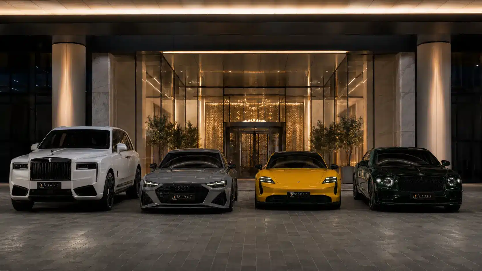 Luxury cars ready for delivery in Dubai